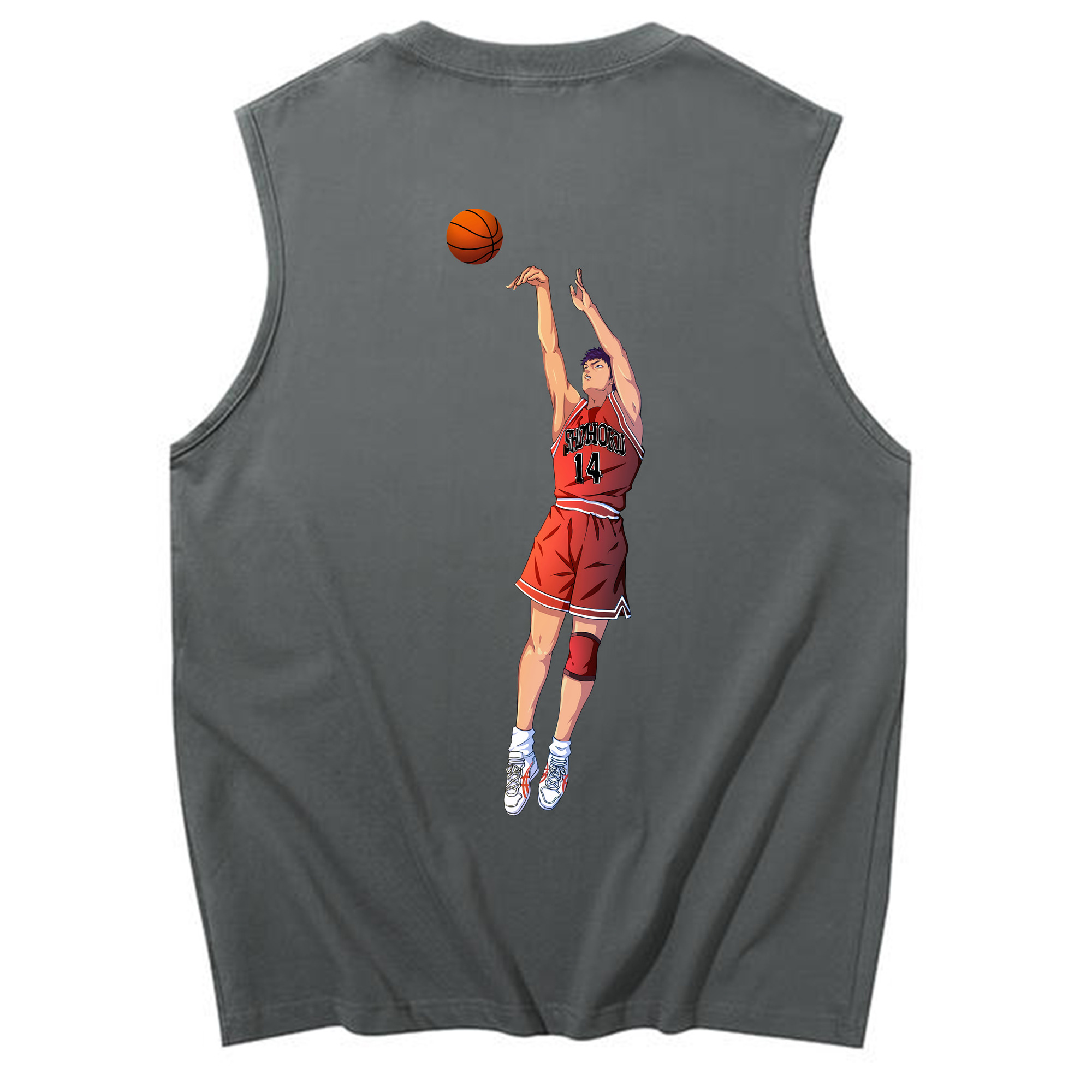 （画像用） SLAM DUNK／スラムダンク コットン100％タンクトップ（背面プリント）